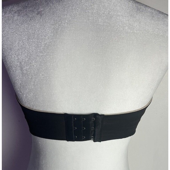 Victoria's Secret Pure Black Solid‎ 34DD Bare Every Day Strapless Bra VS - Picture 2 of 6